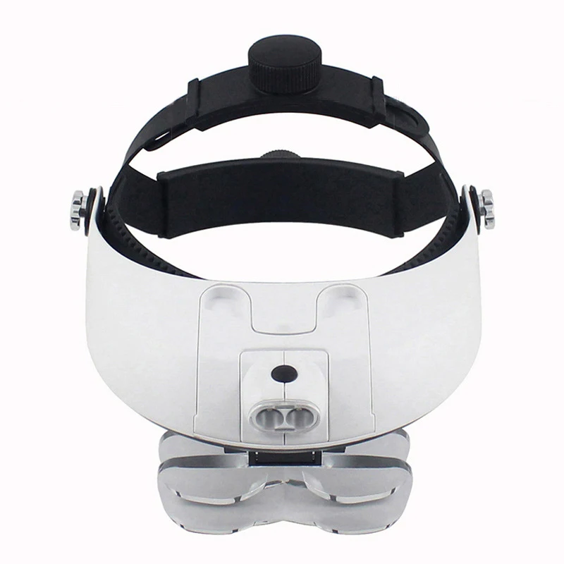 

Headband Glasses Magnifier 1.0X 1.5X 2.5X 3.5X Led Magnifier Eye Wear Magnifying Glass with LED Jewelry Repair Binocular Loupe