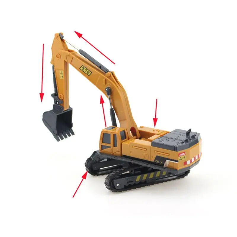 

57EE Crane Toy Construction Vehicle 1:50 Diecast Engineering Toys Tractor High Simulation Boys Machine Model Toys For C