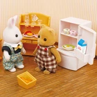 1:12 загрузка карты лесная семья мини кукольный домик мебель Ресторан кухонные наборы DIY ролевые игрушки на Рождество