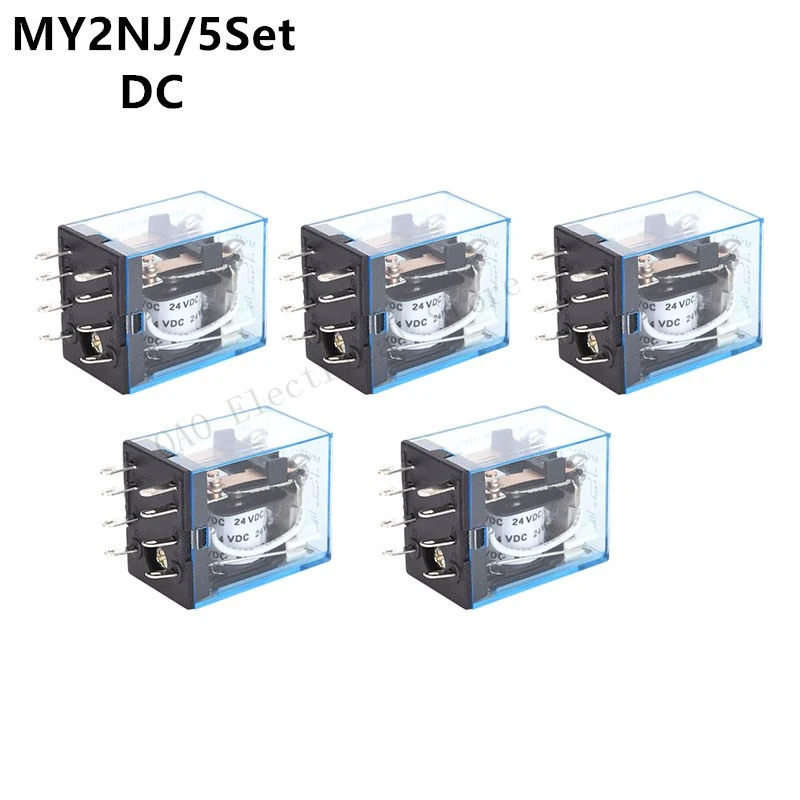 Релейный катушка MY2P HH52P MY2NJ 5 шт. общий мини-электромагнитный релейный