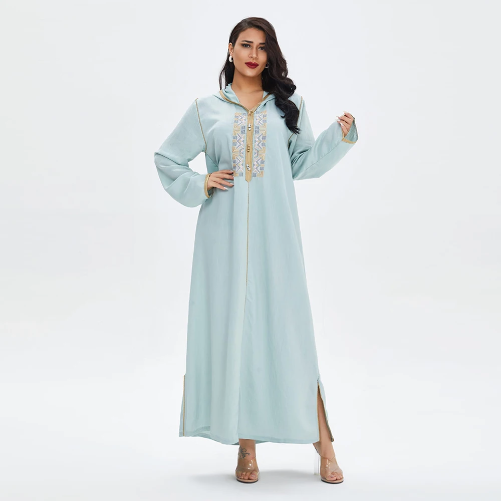 Новый Рамадан ИД Абая Дубай в мусульманском арабском платье турецкие платья для женщин Исламская одежда халат Jelaba Femme Musulman кафтан