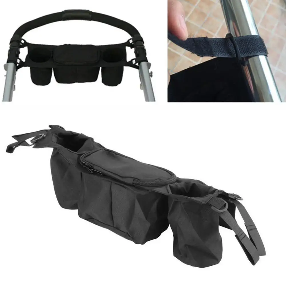 

Baby Stroller Organizer Baby Pram Carriage Bottle Cup Holder Hanging Bag for Pram Buggy Baby Stroller Accessories Wheelchair Bag