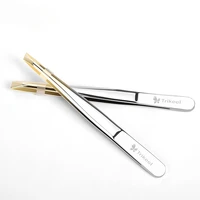 stainless steel eyebrow clip beauty makeup eyebrow trimming tool eyebrow pliers eyebrow clip oblique plucking clip