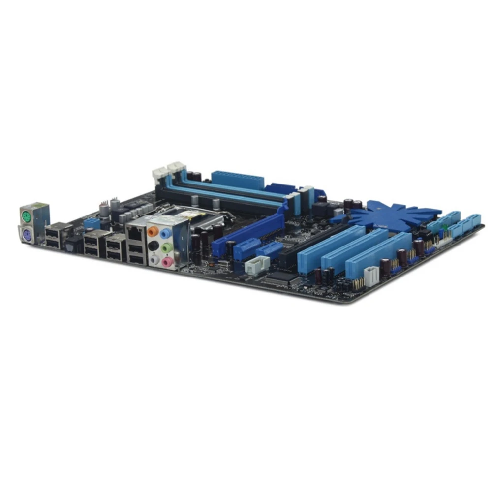For Asus P7P55 LX Desktop Motherboard P55 Socket LGA 1156 i3 i5 i7 DDR3 16G ATX UEFI BIOS Original Mainboard On Sale | Компьютеры и