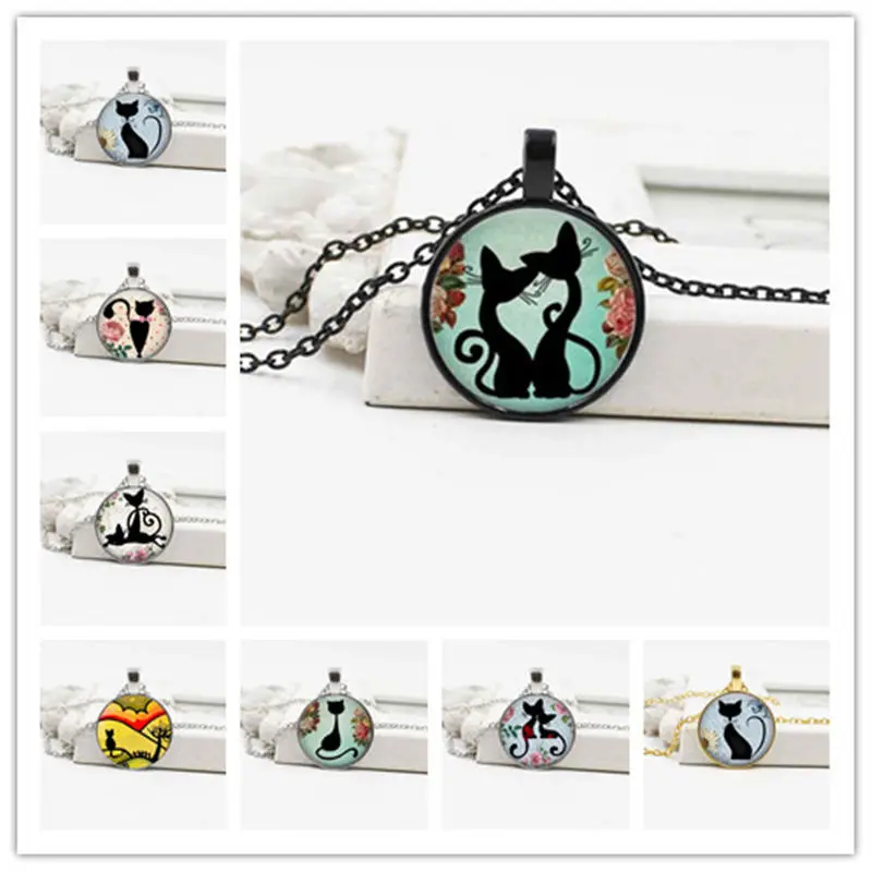 

Горячие ювелирные изделия милый мультяшный комплект Кристалл Стекло ожерелье кулон из сплава винтажные аксессуары