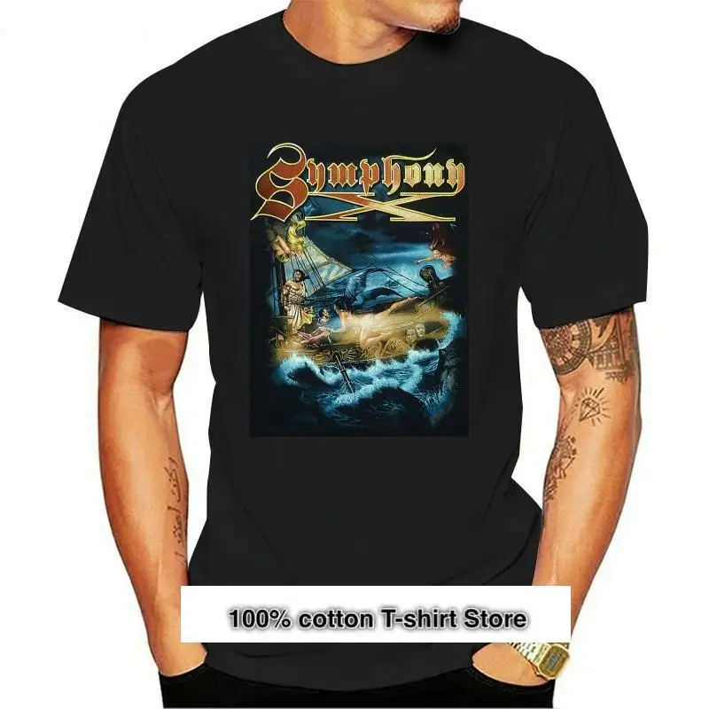 

Camiseta oficial de Symphony X, camisa de S-3XL, poder creciente, Metal