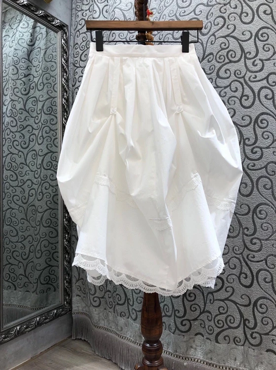 

2021 early spring new fashion women's micro-elastic micro-puff solid color skirt 106