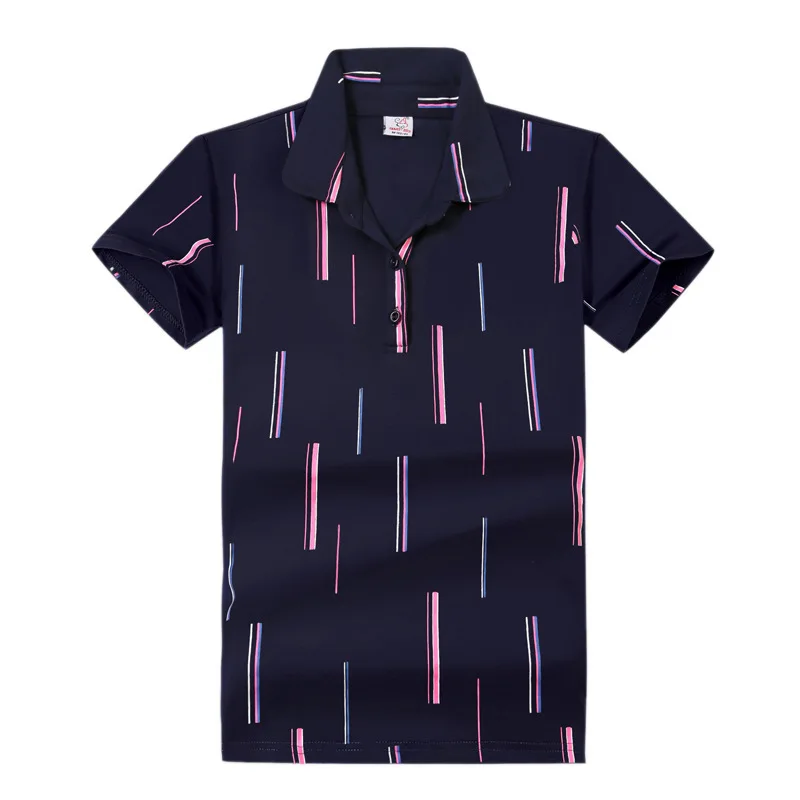 Рубашка поло женская с отложным воротником модная Хлопковая сорочка принтом