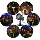 12 моделей Хэллоуин Рождество на открытом воздухе Водонепроницаемый светодиодный лазерный проектор Снежинка Dj диско-светильник для дома украшения