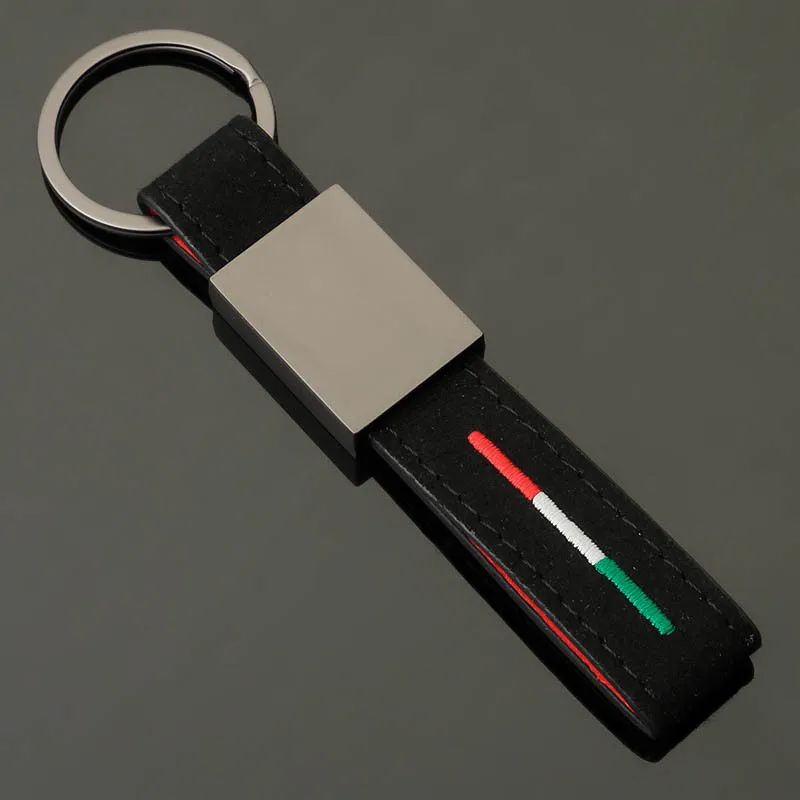 

Suede Leather Car Keychain Suit for Land Rover Discovery 3/4 freelander 2 Range Rover Sport Evoque Key Chain / Keyring