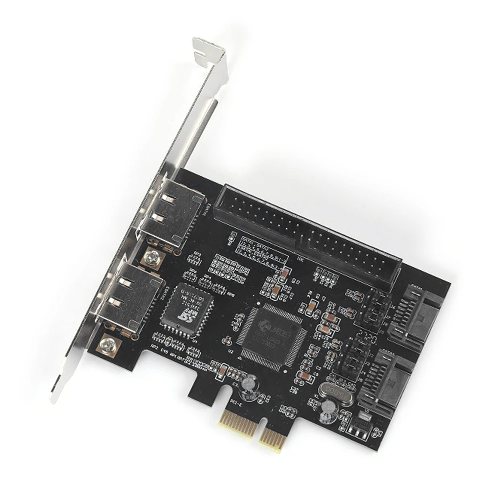 Плата расширения JMB363 PCI Express переходник PCI-E PCIe на 2 порта SATA IDE eSATA карты RAID