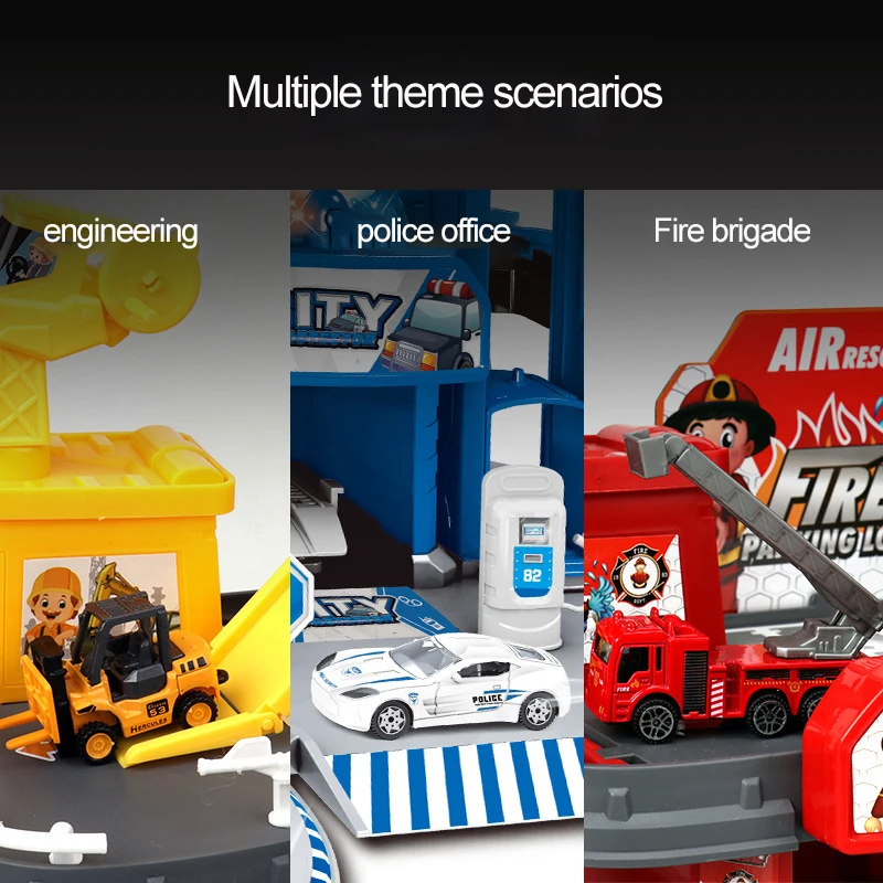 

Automobile Building Children's Parking Lot Toys Alloy car Small Garage Super Large Three-dimensional Multilayer Boy Gift