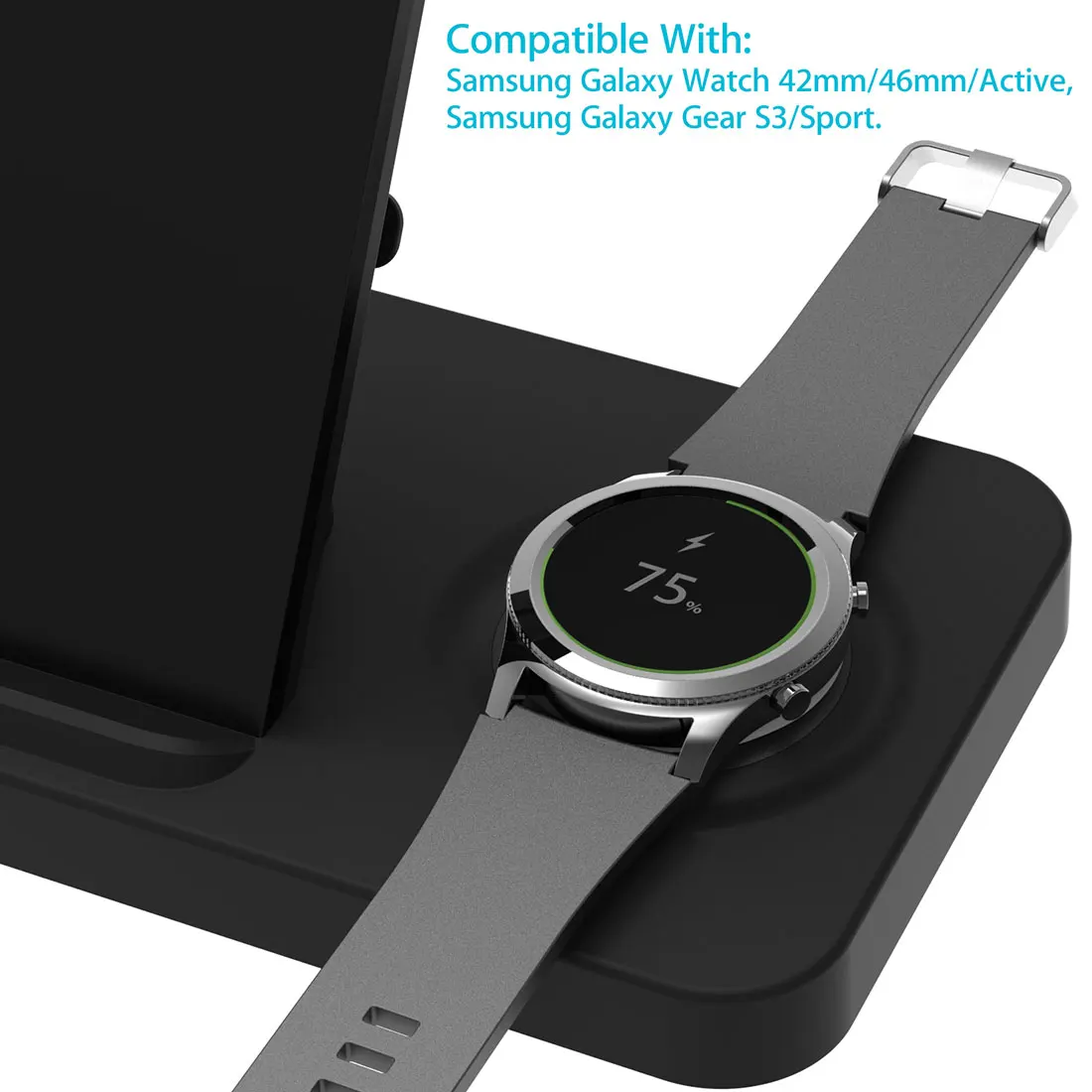 

5 in 1 Wireless Charger for Smartwatch, Fast Charging Dock Station for Apple Watch, Wireless Charge Stand for iPhone Samsung