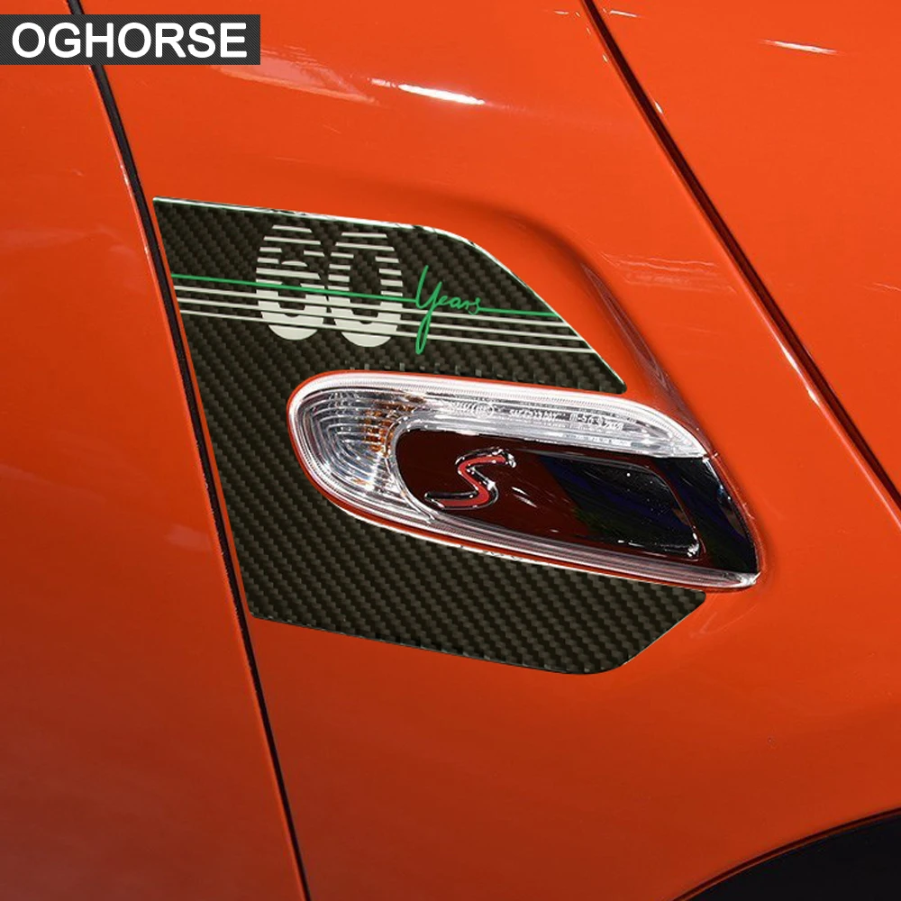 Наклейки из натурального углеродного волокна для боковых крыльев автомобилей 2