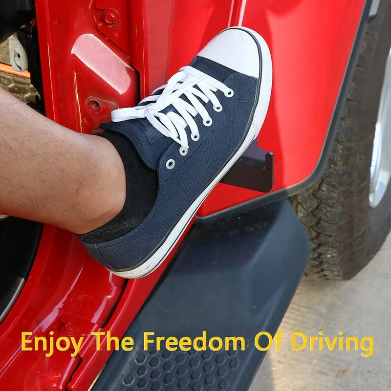2 x Front Foot Pegs Solid Oxidized Iron Black Coated Rest Grille Kick Panel for 2007-2019 Jeep Wrangler TJ LJ JK JKU JL | Автомобили и