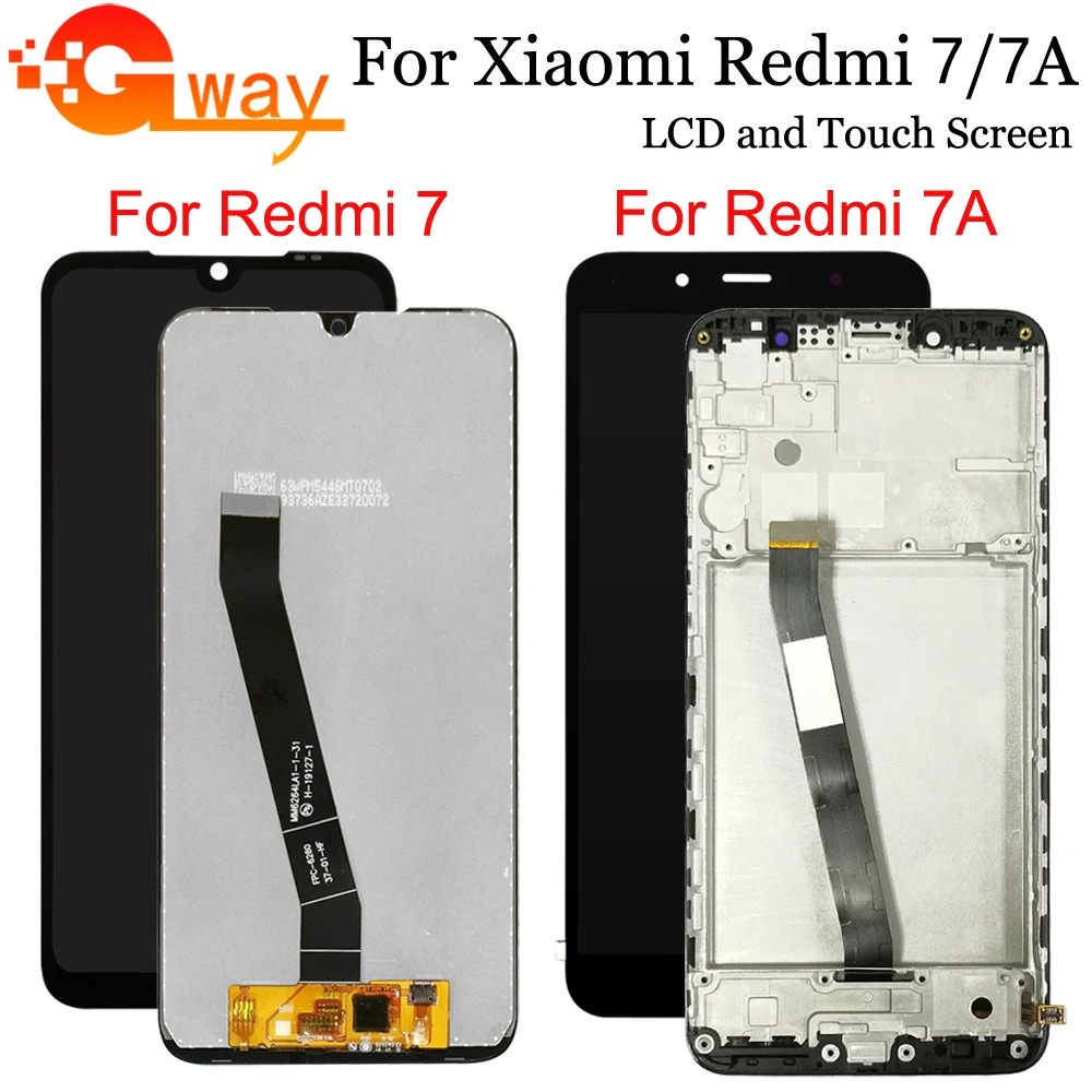 5 45 &quotдля XiaoMi Redmi 7A ЖК-дисплей + сенсорный экран с рамкой для Xiaomi 7 ЖК-дигитайзер
