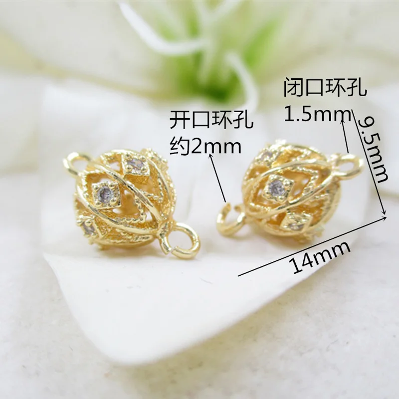 2 шт. латунные Подвески для изготовления ювелирных изделий 9 х14 мм|Шармы| |