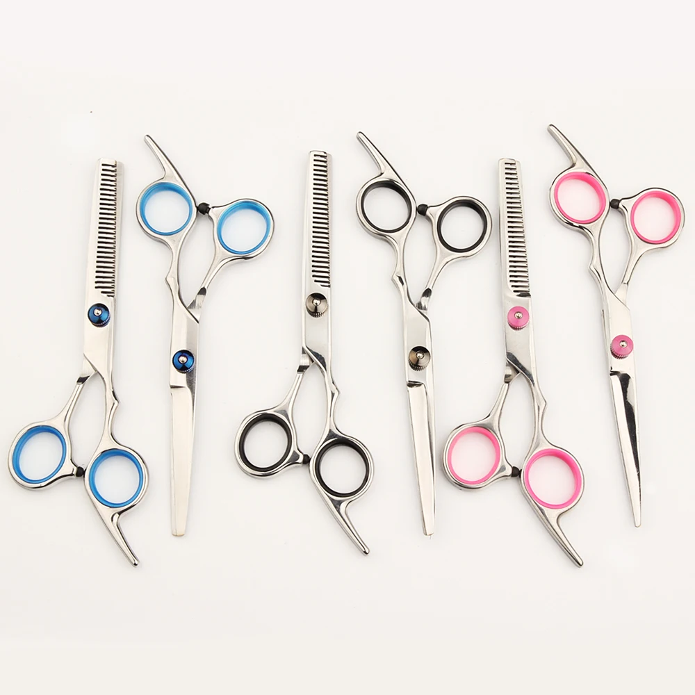 6 дюймов Парикмахерские ножницы набор ножниц для стрижки волос Профессиональный