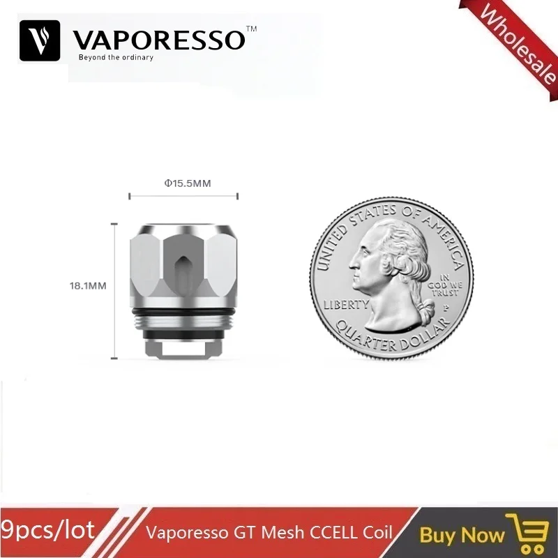 3~ 9 шт Vaporesso GT CCELL атомайзер ядро GT сетка Vape катушка для каскадного бака Vaporesso полярная Броня каскад одна электронная сигарета комплект