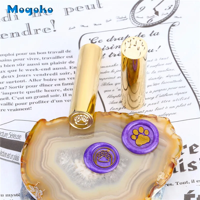 Миниатюрный ретро-воск Mogoko для запечатывания диаметром 15 мм латунный цилиндр