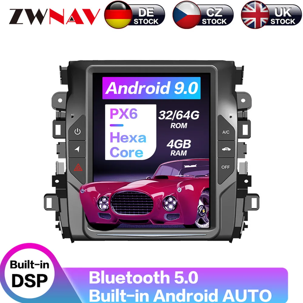 

Android 9.0 PX6 Vertical Tesla Style Radio Screen Car Multimedia Player Stereo For HONDA AVANCIER 2017 2018 Radio GPS Navigation
