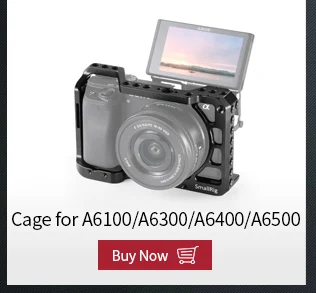 Пластина перемещения холодного башмака SmallRig для камеры sony A6300/A6400 быстросъемная пластина холодного башмака для крепления микрофона Shock-2317