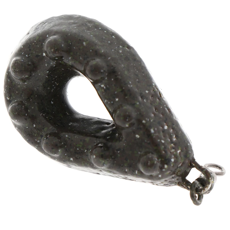 1pc Drop Shape Weights Lead Sinkers With Ring Carp Fishing Anti Dust Sea Fishing Sinker Tackle 40/50/60g Carp Fishing Tackle