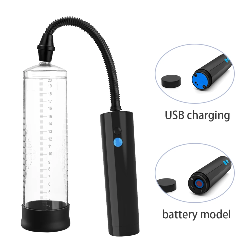 USB Электрический насос для пениса Мужской мастурбатор устройство длительного
