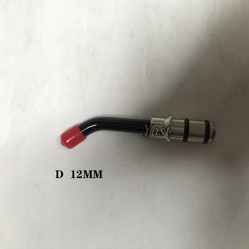 12MM 2 pieces(B) 2 шт. Стоматологическое Оптическое волокно отверждения свет направляющий стержень наконечник стеклянный светодиодный наконечник черный 10 мм или 12 мм - Цвет: 12MM 2 pieces(B)