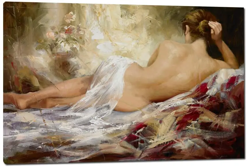 

Canvasoil Painting Sleeping Woman Suitable Used To For Living Room, Bedroom, Office Decorative Art Painting