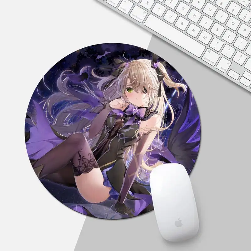 

Genshin Impact Unique Desktop Pad Game Mousepad Desk Table Protect Game Office Work Round Mouse Mat pad XL Non-slip