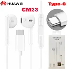 Наушники HUAWEI CM33, наушники-вкладыши с микрофоном, USB Type-C, для HUAWEI Mate 10, 20 Pro, 20 X, RS, P 10, 20, 30, Note 10