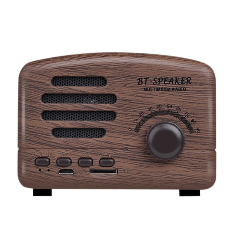 

Greadio retro speaker with Bluetooth 4.0, walnut FM radio, strong bass