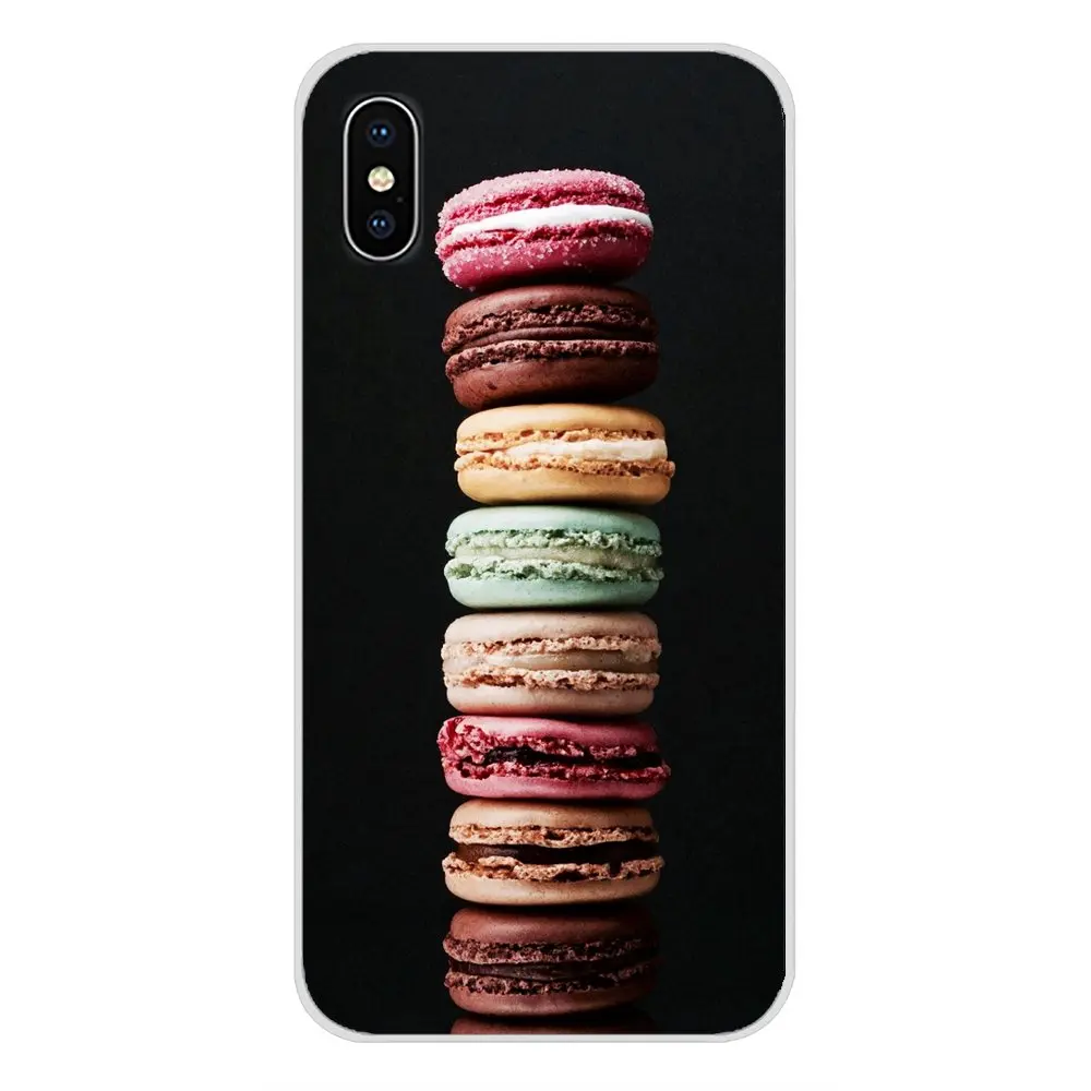 silicone case covers dessert pizza donuts macaron food for apple iphone x xr xs 11pro max 4s 5s 5c se 6s 7 8 plus ipod touch 5 6 free global shipping