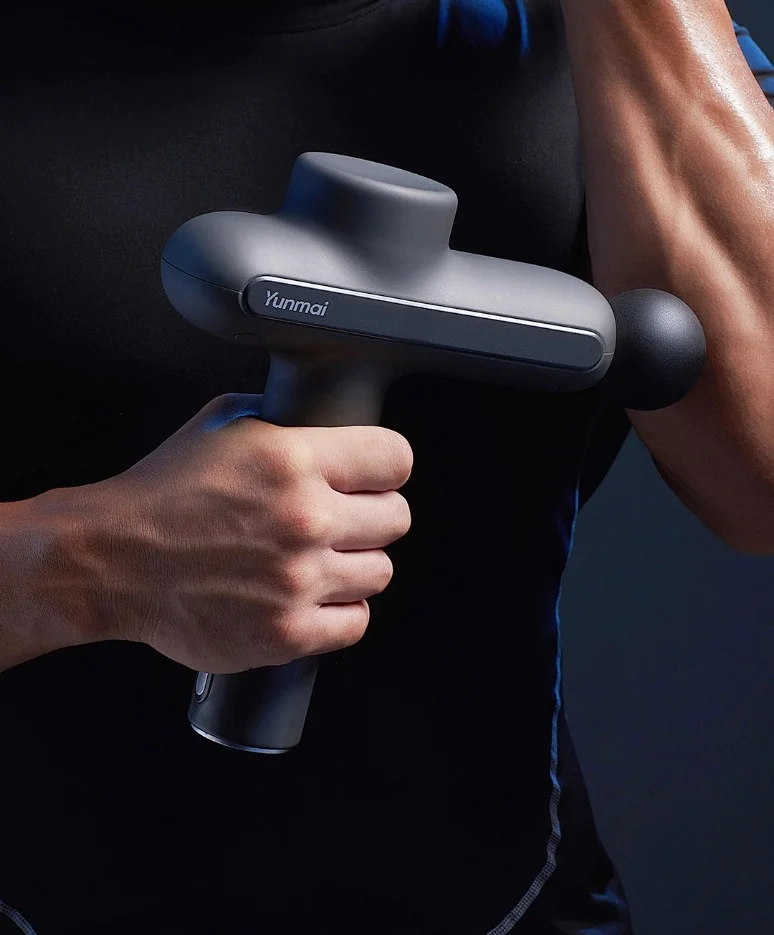 Профессиональный электрический массажный пистолет YUNMAI для глубокого