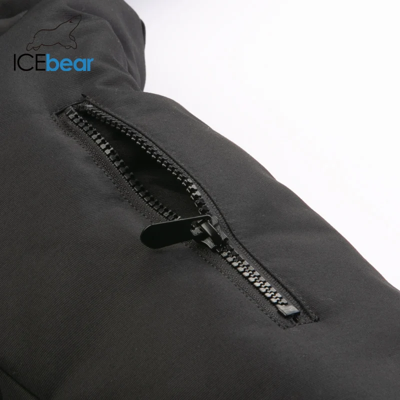 ICEbear Брендовое мужское пуховое пальто, Повседневная модная зимняя куртка для мужчин, Мужское пальто с капюшоном, мужская верхняя одежда, мужская одежда MN418859P