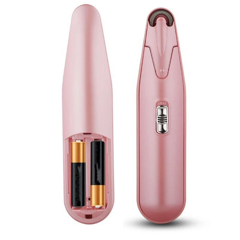 Pink Electric Body Hair Removal Press Epilator Permanent Shaving for Women Men Painless Shaver Face Under Arm Legs | Бытовая техника