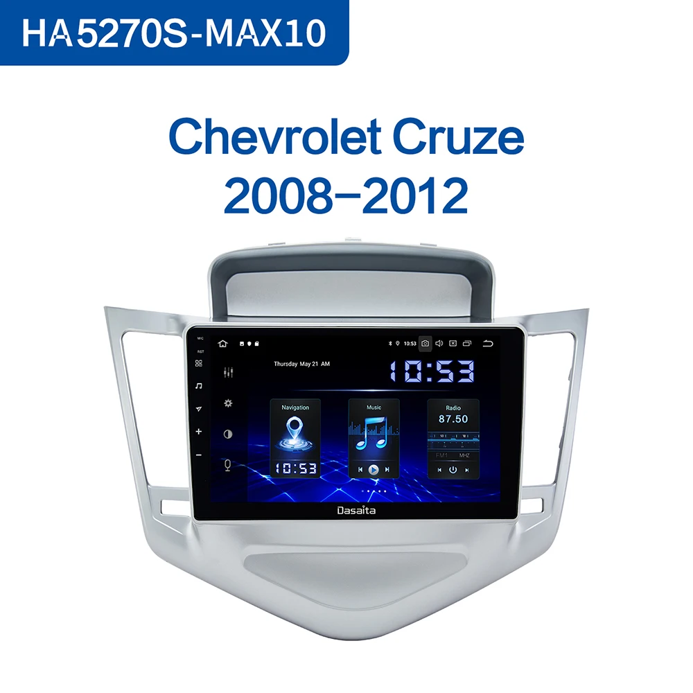 Автомагнитола Dasaita 1 Din Android 10 0 для Chevrolet Cruze 2008 2009 2010 2011 9 дюймов мультисенсорный