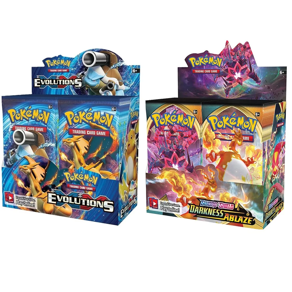 Cartas coleccionables de Pok&eacute;mon, caja de Cartas coleccionables, versi&oacute;n en ingl&eacute;s, 324 unids/caja-0