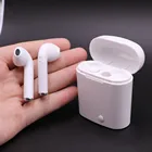 Спортивные Беспроводные Bluetooth-наушники i7s TWS 5,0 Air Mini, стерео наушники-вкладыши с зарядным устройством для Apple iPhone, Xiaomi