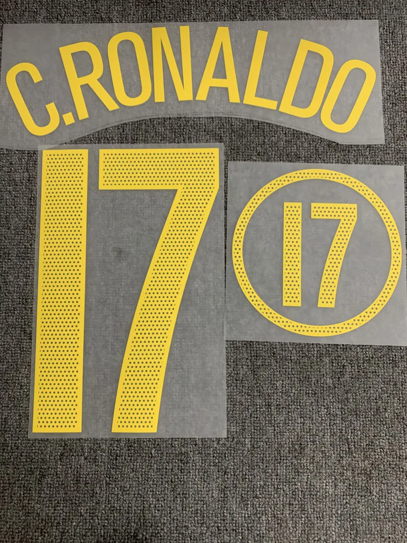

2004 Portugal #7 FIGO Nameset #10 RUI COSTA #17 C.RONALDO Printing Patch Iron On Heat Transfer Patches