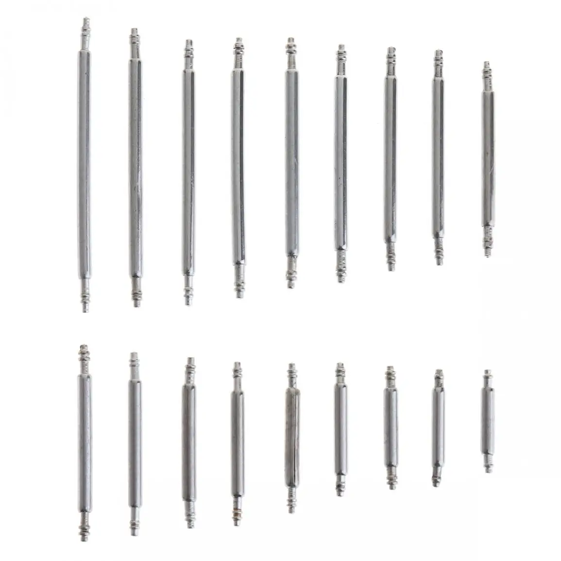 

8-25mm/Stainless Steel Watch Band Spring Bars Strap Pin Repair Tools Link Pins Repair Watchmaker with Plastic Box for Watch Band