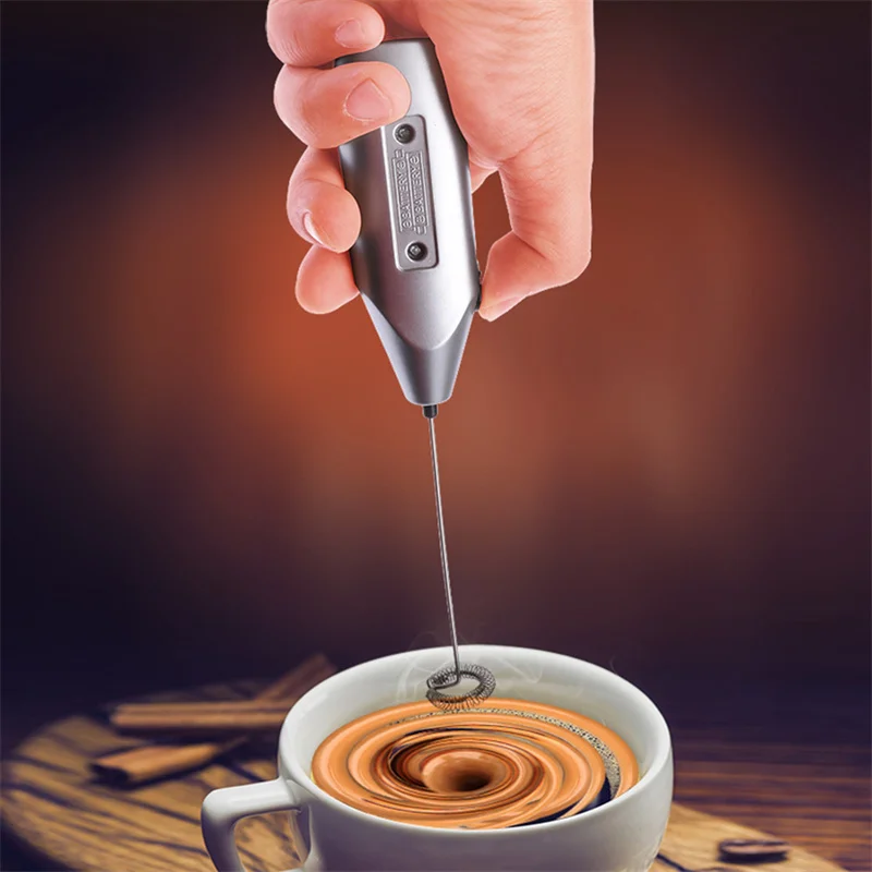 

Electric Whisk Milk Frother Egg Beater Kitchen Beverage Foaming Agent Whisk Mixer Stirrer Coffee Cappuccino Creamer Whisk