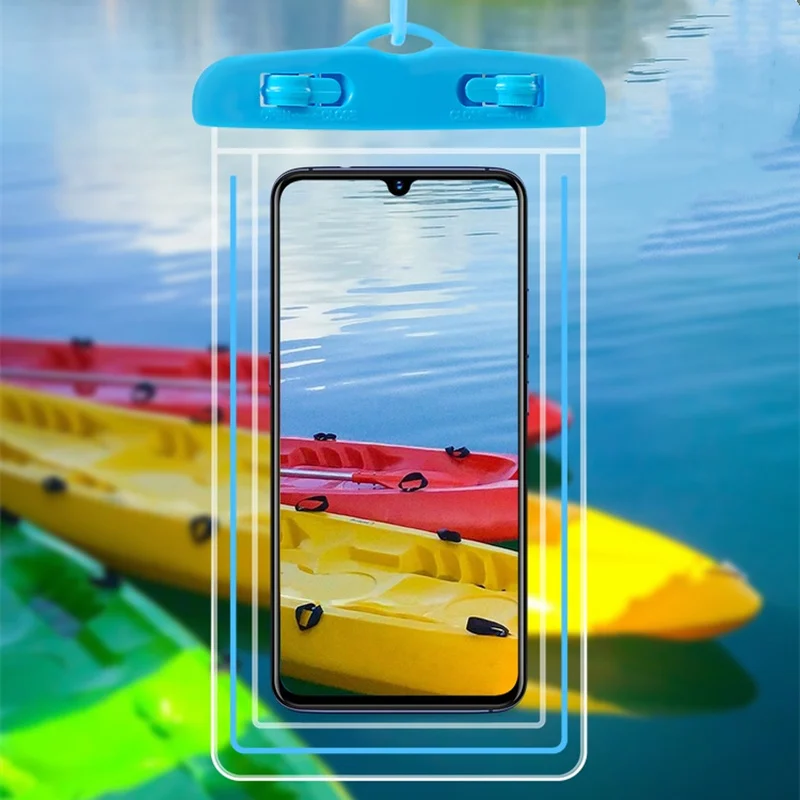 Водонепроницаемая сумка для телефона водонепроницаемая плавания дайвинга пляжа