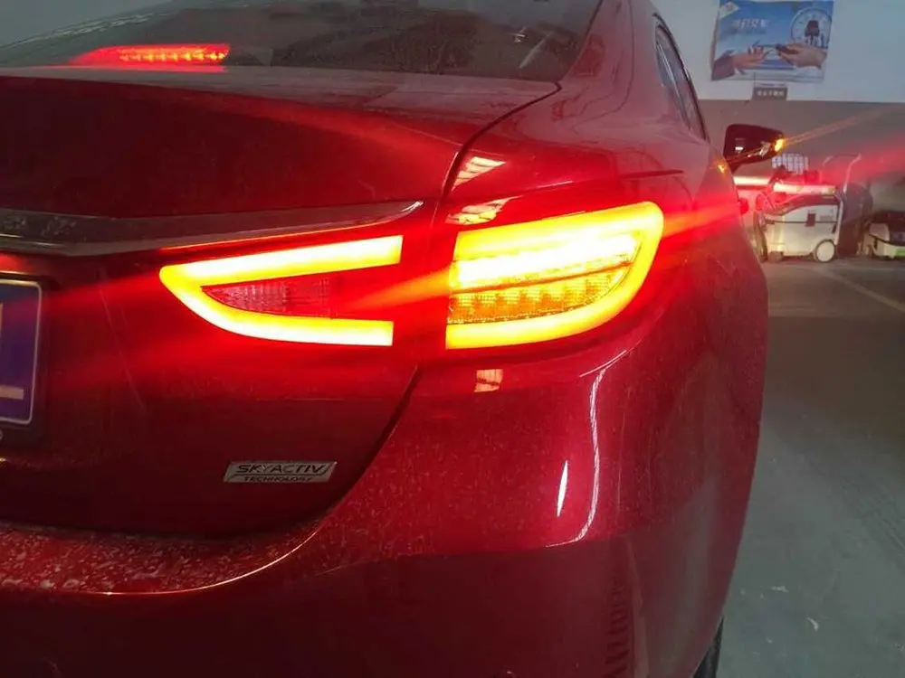 4 шт. для Mazda 6 Atenza задние фонари светодиодные задние фары парковочный свет Обратные огни 2013 год красный цвет