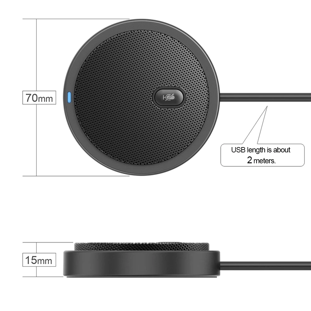 

Conference Microphone USB Condenser For Computer PC Mikrofon Mic Streaming Streamer Audio Table Set Microfon DJ Desktop Megafone