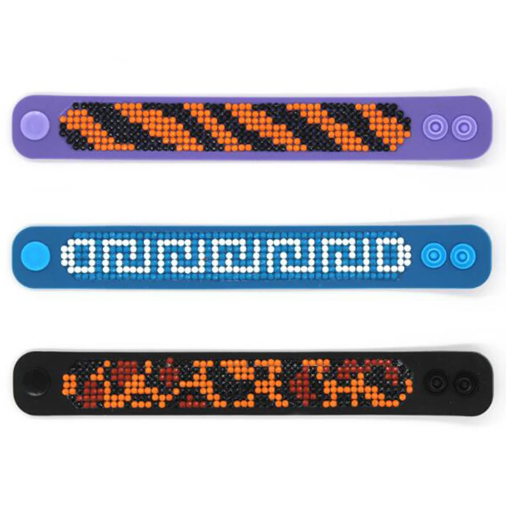 3 шт. силиконовые часы с блестками и вышивкой|Алмазная мозаика вышивка| |