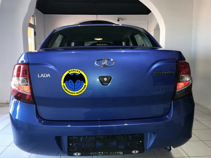 

Car-Sticker Automobiles Motorcycles Window Bumper Laptop Vinyl Decal PVC Decorative Goods Black Bat Special Forces Badge 15x15cm