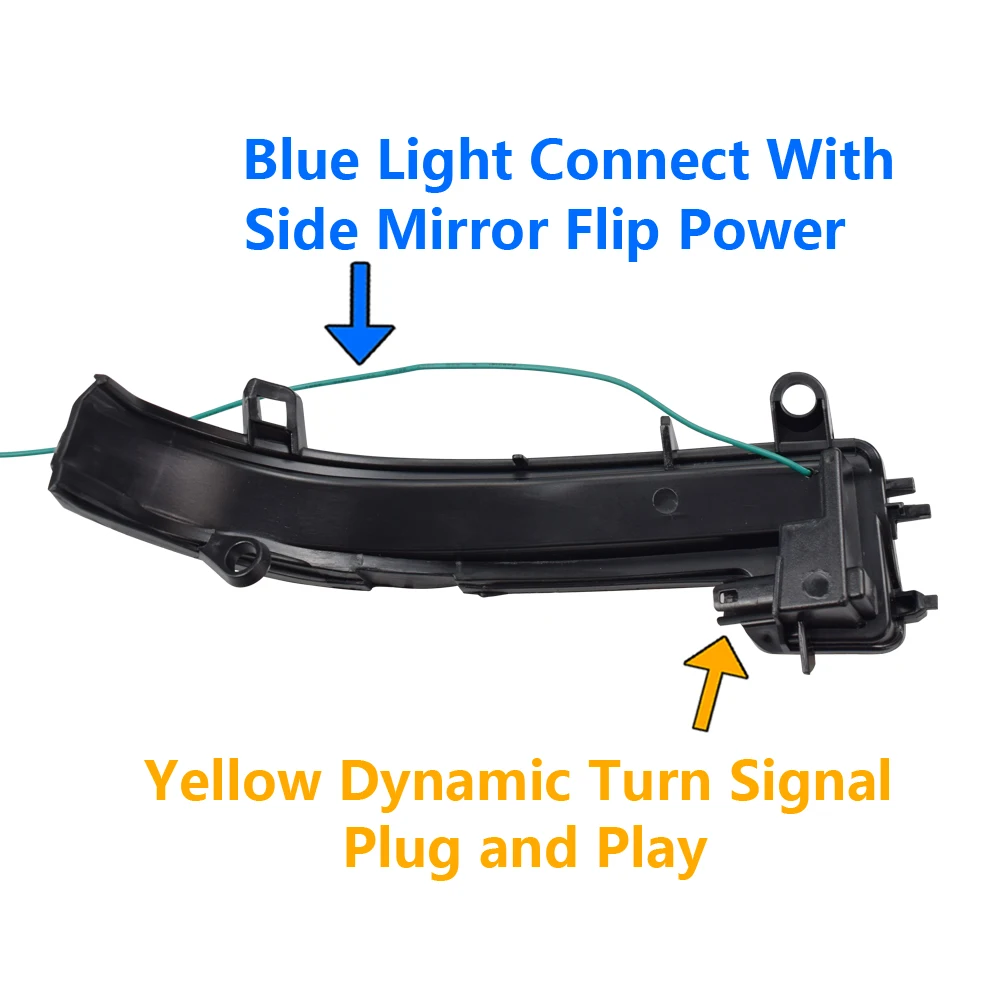 

For BMW X2 X1 F48 F49 1/2 Series F45 F46 F52 Sedan LED Dynamic Turn Signal Blinker Sequential Side Mirror Indicator Light