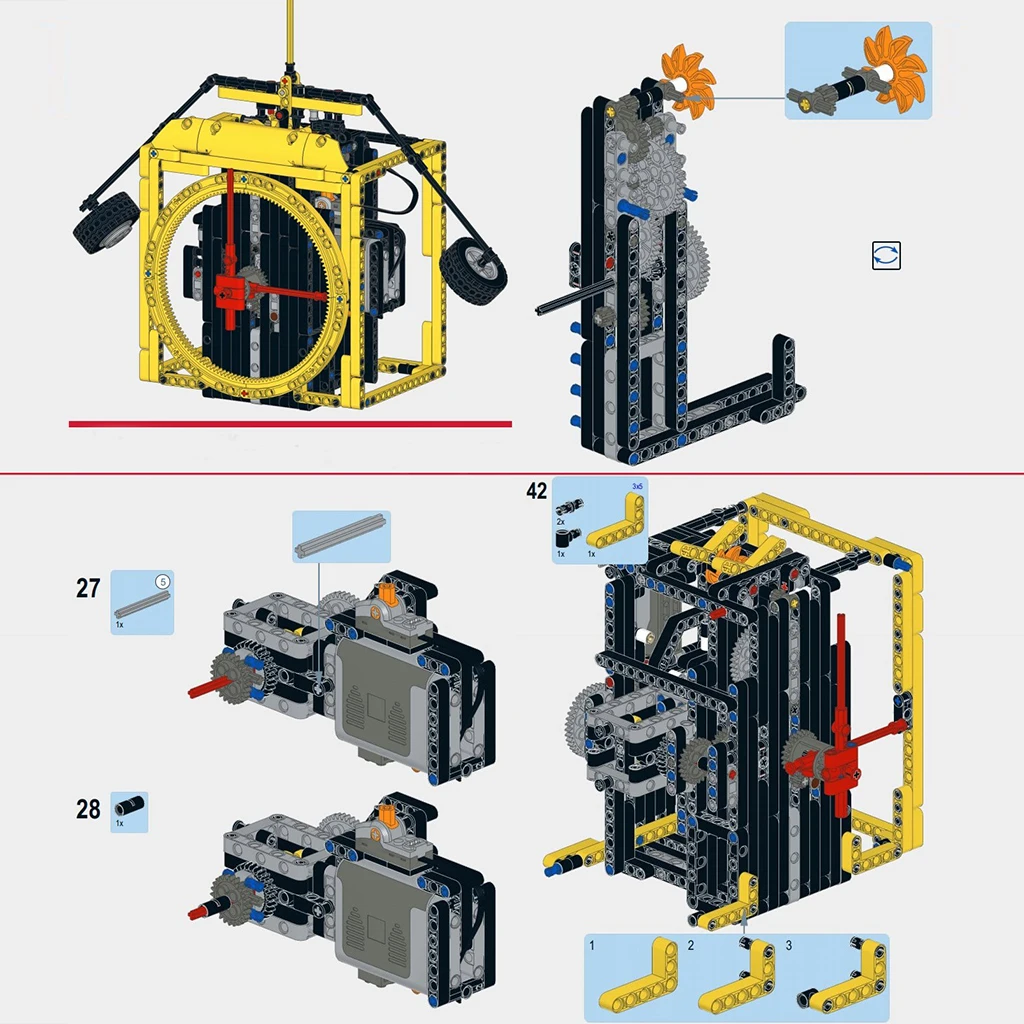 Новинка строительные блоки MOC балансировочные часы с подходящим моделям наборы